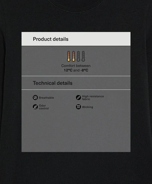 Футболка PERFORMANCE SEAMLESS BASE LAYERS- Заказать в России