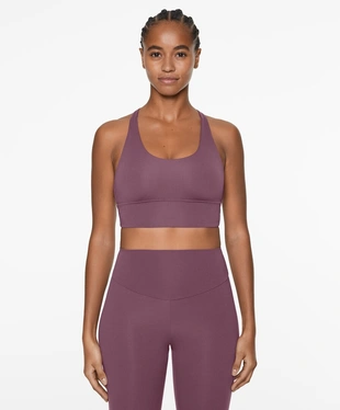 DARK MAUVE|2977/901 - OYSHO Спортивный бюстгальтер COMFORTLUX со средней степенью поддержки