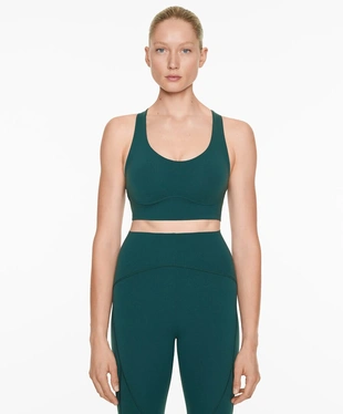 DARK GREEN|2505/254 - OYSHO Бюстгальтер COMPRESSIVE с чашками и средней степенью поддержки