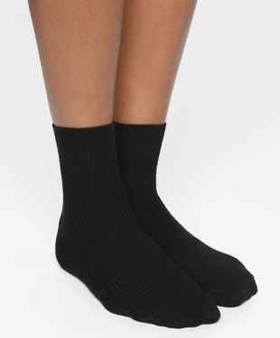 BLACK|2309/482 - OYSHO 5 пар коротких спортивных носков из смесового хлопка