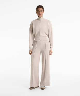 SOFT-TOUCH MODAL HIGH COLLAR JACKET- Заказать в России