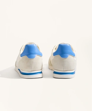 NAVY BLUE|1103/580 - OYSHO Кроссовки из нейлона с замшевыми вставками