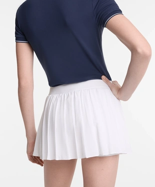 WHITE|1057/254 - OYSHO Компрессионная плиссированная юбка COMPRESSIVE