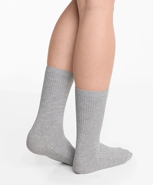 DARK GREY|2596/483 - OYSHO 5 пар классических носков из смесового хлопка