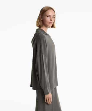 LONG WASHED KNIT JACKET- Заказать в России