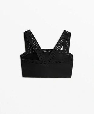 COMPRESSIVE CUTWORK TANK TOP- Заказать в России