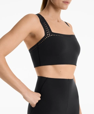 COMPRESSIVE CUTWORK TANK TOP- Заказать в России