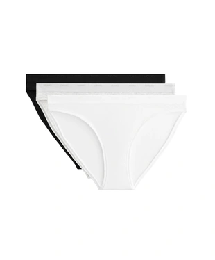 3 COTTON BLEND CLASSIC BRIEFS WITH LOGO- Заказать в России