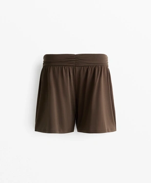 EXTRA WIDE FLOATY V-CUT WAIST SHORTS WITH MODAL- Заказать в России