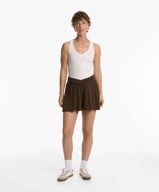 EXTRA WIDE FLOATY V-CUT WAIST SHORTS WITH MODAL- Заказать в России