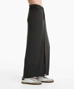FLOATY KNOTTED MIDI SKIRT WITH MODAL- Заказать в России