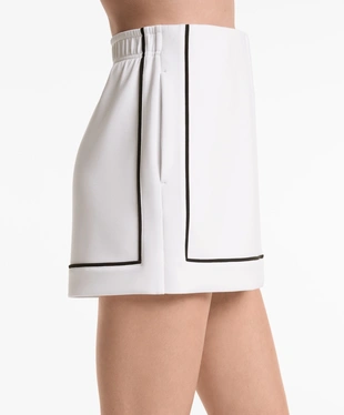 TROUSER SKIRT WITH SOFT-TOUCH MODAL AND PIPING- Заказать в России
