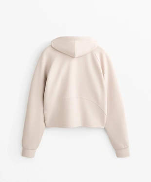 HOODED RIB JACKET- Заказать в России