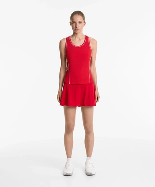 SLEEVELESS PIPING T-SHIRT- Заказать в России