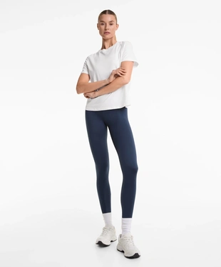 COTTON BLEND SHORT-SLEEVED T-SHIRT- Заказать в России