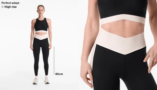 PERFECT-ADAPT HIGH-RISE 65CM ANKLE-LENGTH LEGGINGS WITH V-CUT WAIST- Заказать в России