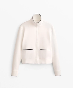 COTTON BLEND HEAVY WEIGHT JACKET- Заказать в России