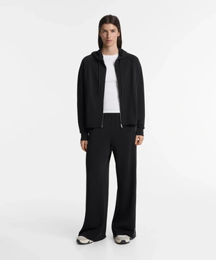 SIDE APPLIQUé WIDE STRAIGHT-LEG TROUSERS WITH MODAL- Заказать в России