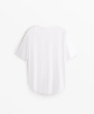 MODAL BLEND V-NECK T-SHIRT- Заказать в России