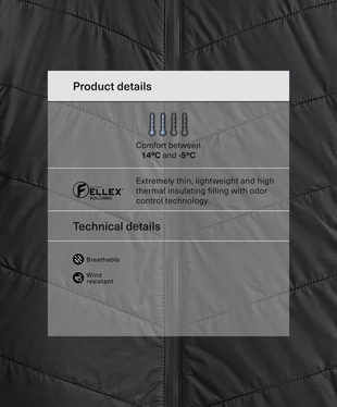 FELLEX® VOLCANIC PADDED RUNNING JACKET- Заказать в России
