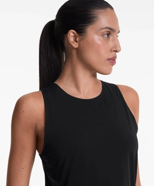 MICROPERFORATED TECHNICAL SLEEVELESS T-SHIRT- Заказать в России
