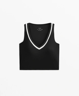 V-NECK COMFORTLUX TANK TOP- Заказать в России