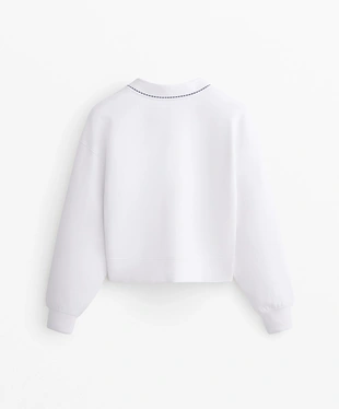 HEAVY WEIGHT COTTON BLEND PIQUé CARDIGAN.- Заказать в России
