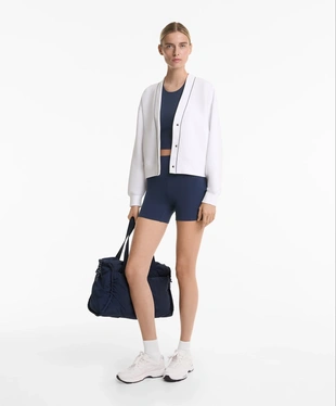 HEAVY WEIGHT COTTON BLEND PIQUé CARDIGAN.- Заказать в России