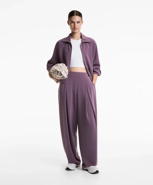 SOFT-TOUCH MODAL COCOON TROUSERS- Заказать в России