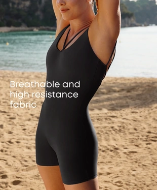 COMFORTLUX DOUBLE STRAP SHORT JUMPSUIT- Заказать в России