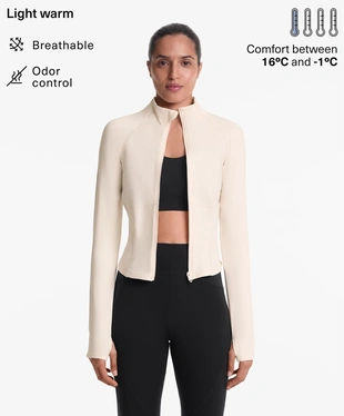 LIGHT WARM TECHNICAL JACKET WITH SEAMS- Заказать в России