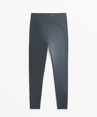 COMFORTLUX HIGH RISE SIDE RIB 65CM ANKLE-LENGTH LEGGINGS- Заказать в России