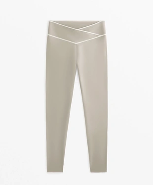 PERFECT-ADAPT CROSSOVER V-CUT WAIST 65CM ANKLE-LENGTH LEGGINGS- Заказать в России