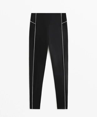 COMFORTLUX HIGH RISE PIPING 65CM ANKLE-LENGTH LEGGINGS- Заказать в России