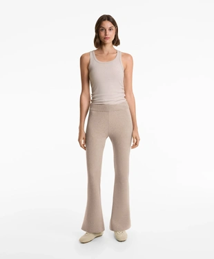 KNIT FLARED TROUSERS- Заказать в России