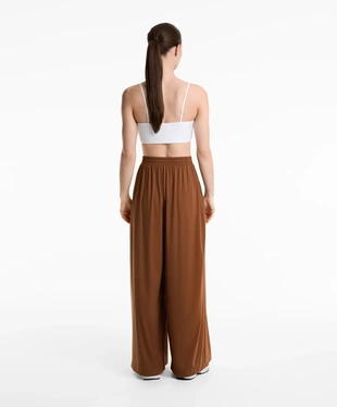 LIGHT TOUCH COOL-TOUCH TAILORED WIDE-LEG TROUSERS- Заказать в России