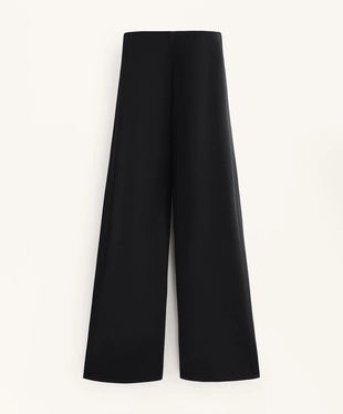 WIDE LEG SIDE-PLEATED TROUSERS WITH SOFT-TOUCH MODAL.- Заказать в России
