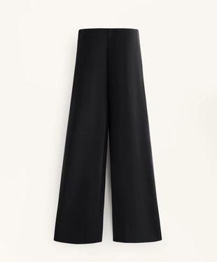 WIDE LEG SIDE-PLEATED TROUSERS WITH SOFT-TOUCH MODAL.- Заказать в России