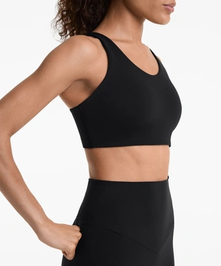 FIRM-SUPPORT COMPRESSIVE CROSSOVER BACK SPORTS BRA- Заказать в России