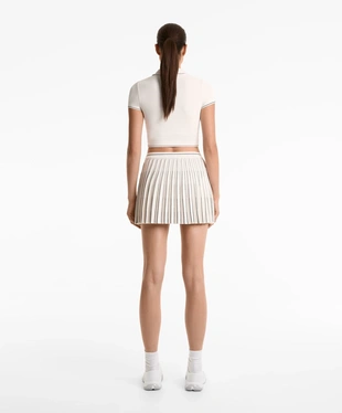 PLEATED SEAMLESS SKIRT- Заказать в России