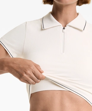 SEAMLESS SHORT-SLEEVED POLO SHIRT- Заказать в России
