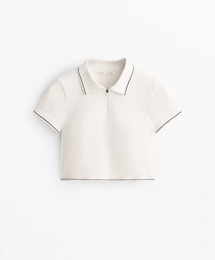 SEAMLESS SHORT-SLEEVED POLO SHIRT- Заказать в России