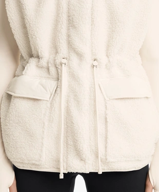 FAUX-SHEARLING GILET- Заказать в России