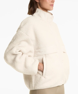 LIGHT FAUX-SHEARLING BOMBER JACKET- Заказать в России