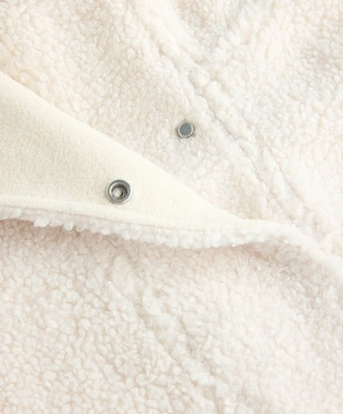 FAUX-SHEARLING HOODED GILET- Заказать в России