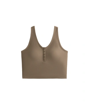 RIB COMFORTLUX OPEN BACK HENLEY TANK TOP- Заказать в России