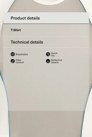 LINES SHORT-SLEEVED TECHNICAL T-SHIRT- Заказать в России
