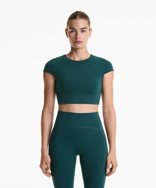 COMPRESSIVE SHORT-SLEEVED TANK TOP- Заказать в России