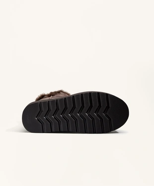 LEATHER PLATFORM BOOT- Заказать в России