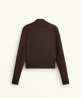 CROSSOVER JUMPER WITH FITTED WAIST- Заказать в России